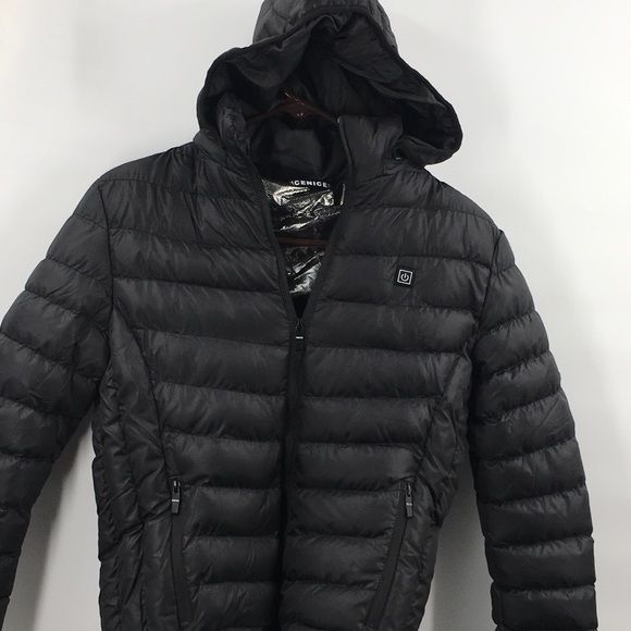 Rare NiceNice Japanese Ski Puffer Hooded Jacket S - Picture 7 of 12